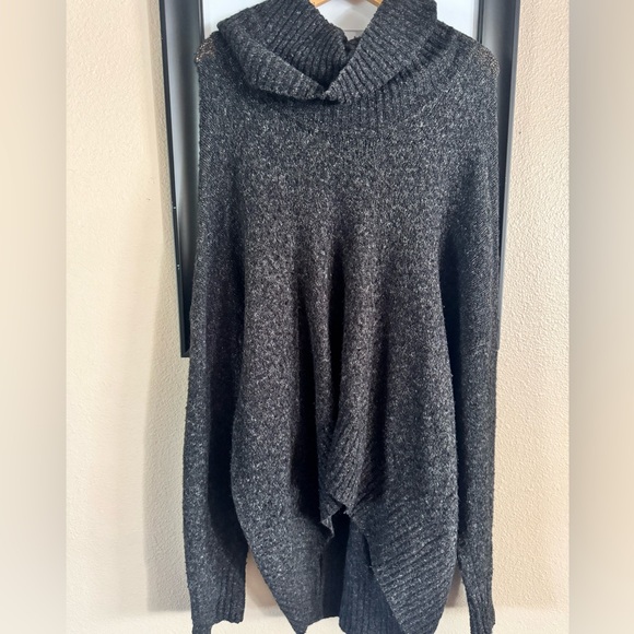 Michael Kors Charcoal Cowl Neck Sweater - Picture 1 of 10